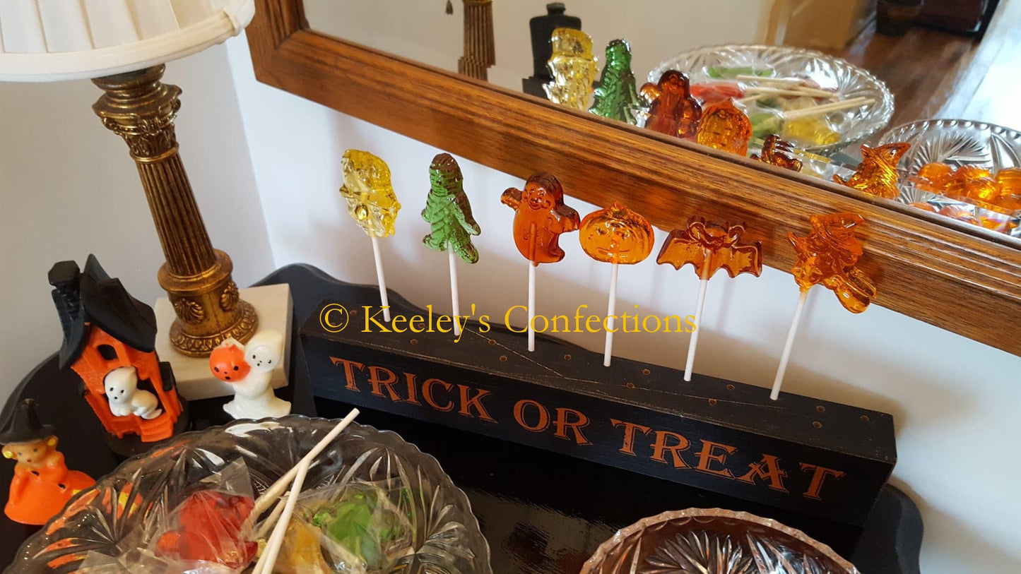 Halloween Clear Toy Candy, Barley Lollipops