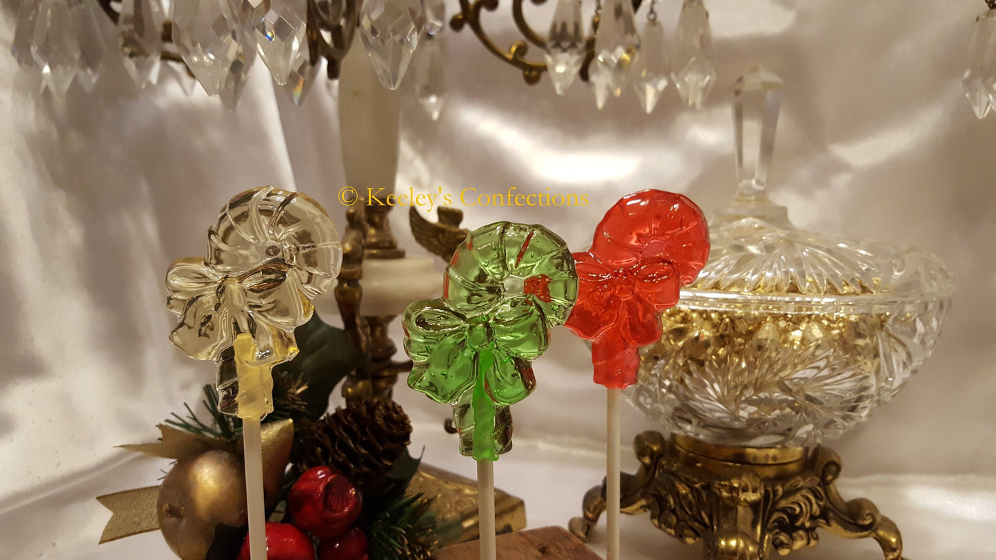 Clear Toy Candy, Christmas Candy Cane Christmas Barley Lollipops